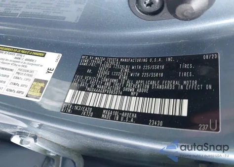 2023 Toyota Corolla Cross Xle из США, поврежденный, VIN 7MUDAAAG8PV065014